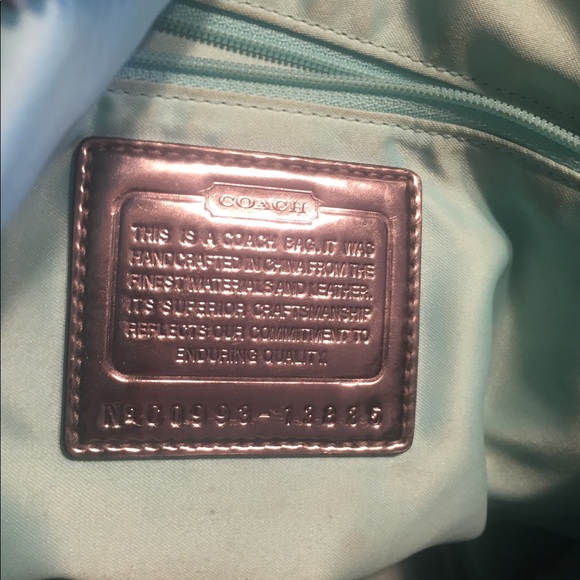 Coach Patent Poppy large bag - Picture 6 of 8